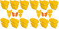 96PCS Fruit Fly Sticky Traps, Gnat Traps Insect Trap for Plants Kitchen Indoor and Outdoor (Pack of 2) - size: 96 Pieces Yellow (Pack of 2)