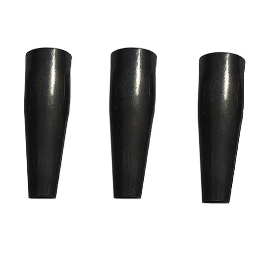 3 Pack Garden Hoe Iron Ferrule Replacement Wood Handle Sleeve Connector Welding Tube for Welded Draw Hoe Garden Tool Weeding Hollow Hoe Cultivator Stirrup Hoe with Long Handle Rake Weed Puller