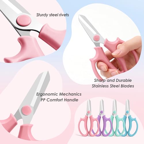 12PCS Flower Scissors, Premium Stainless Steel Garden Scissors - size: 12PCS Standard