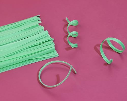 ONLYKXY 80pcs plastic Twist Ties Plant Ties Reusable Bread Twist Ties cake pop ties Cable Ties Candy Ties for Bags 4 Inch (Light Green) - color: Light Green