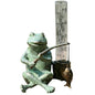 SPI Home 33456 Frog Fisherman Rain Gauge