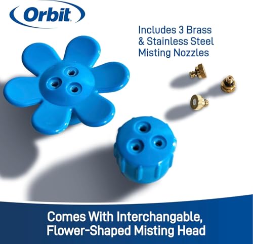 Orbit 10360 Flex Cobra Spray Mister for Cooling (3-Pack Portable Mist Stand) - style: 3-Pack Portable Mist Stand