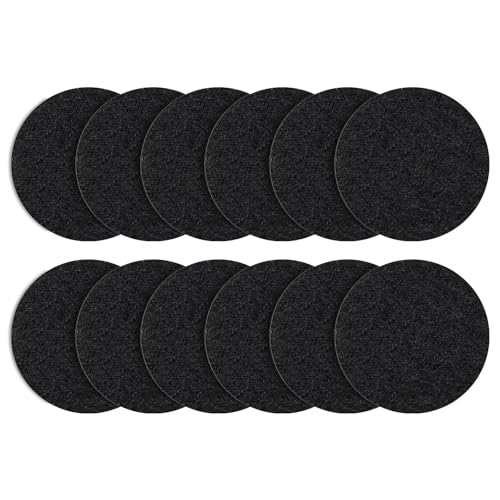 ENLOY 7.25 Inch Kitchen Compost Bin Filters Charcoal Replacement 12 Pack - color: Round (7.25 Inch)