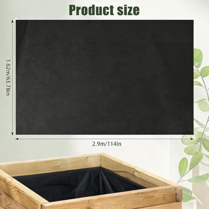 Raised Garden Bed Liner,Fabric Planter Liner for Vegetable Gardening