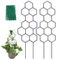 WellSign 15.94 inch Small Trellis for Potted Plants, Metal Plant Trellis