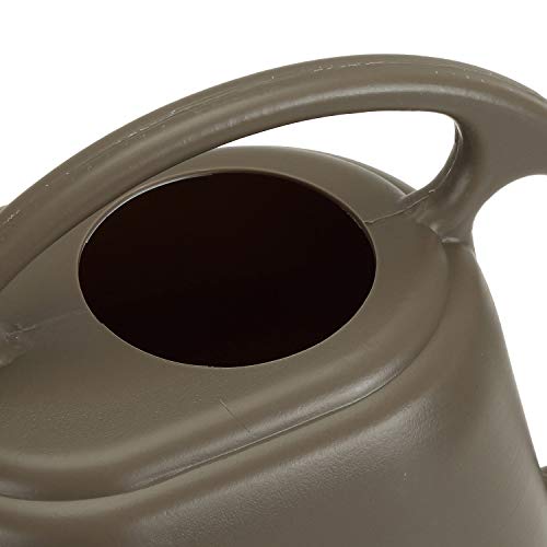 Fasmov Plastic Watering Can, 1-Gallon, Deep Gray - color: Deep Gray