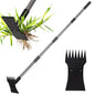 Walensee 2-in-1 Weed Puller Tool and Garden Hoe, Long Handle Weed Rake