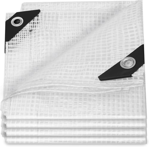 20x30Ft Clear Greenhouse Plastic Covering Tarp for Chicken Coop(16mil) - size: 20x30FT