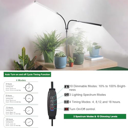 Professional Grow Lights for Indoor Plants Growing, Full Spectrum