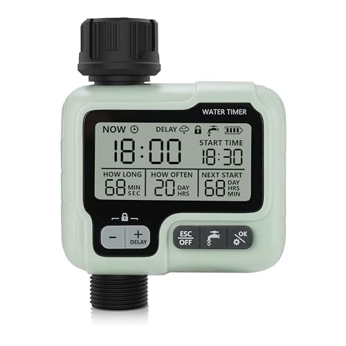 Hose Timer,Sprinkler Timers for Watering(Black), Automatic Outdoor Water Timer,Garden Irrigation System Controller,Timed Sprinklers for Yard,Hoses Timer for Lawn.