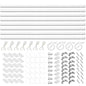 Barrina T5 Grow Lights, 3FT 128W (8 X 16W), 5000K Grow Lamp, 8 Packs, White - color: White, size: 3FT-White Cover