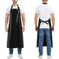Molaxhome TPU Waterproof Apron Oil-resistant Chef Apron for Unisex Kitchen - color: Black