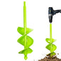 Upgrade Auger Drill Bit for Planting, 3”x12” Auger Drill Bit-Garden Auger Spiral Drill Bit, Heavy Duty Garden Auger for 3/8” Hex Driver Drill - size: 3"x12"-Green
