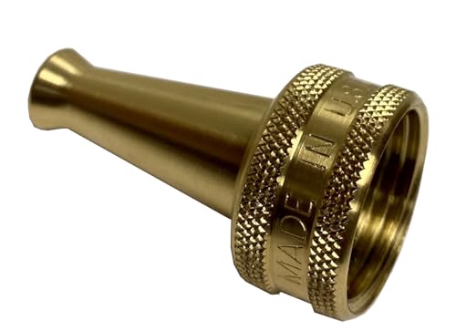 Brass High Pressure Jet Sweeper Hose Nozzle - Made in USA