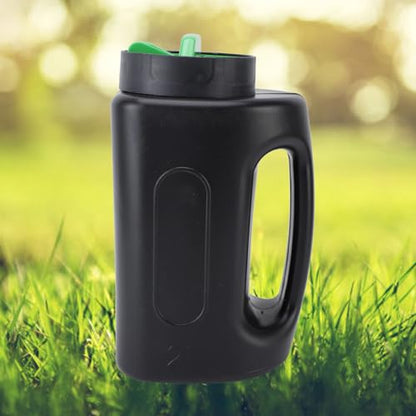 Seed Spreader, 2L Spread Fertilizer Shaker Fertilizer Spreader Hand Spreaders for Lawns Handheld Shake Dispenser for Salt, Seed, Grass and Garden, 5.5x9.6x3.9in