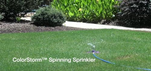 Dramm 15071 ColorStorm Spinning Sprinkler, Red - color: Red