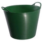 Red Gorilla Medium Flexible Plastic Tub, Toy Storage, Laundry, Gardening & More, 26 Liter/6.8 Gallon, Green - color: Green