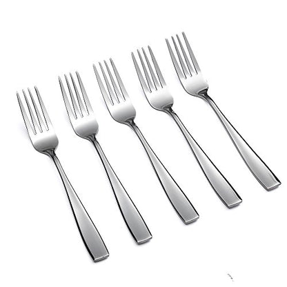 Eslite Stainless Steel Dinner/Salad Forks Set,12-Piece,8 Inches (Pack of 3) - size: 8 inches (Pack of 3)
