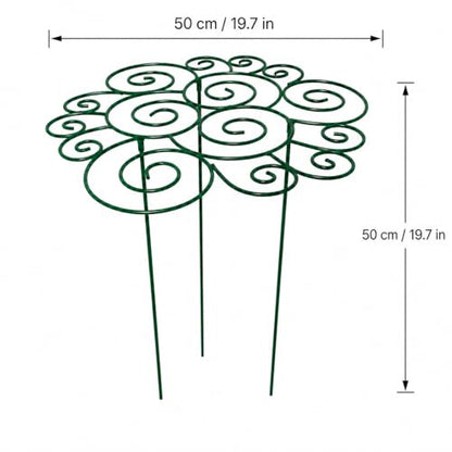 Peony Cage Stand, Garden Plant Support Stake, Peony Ring