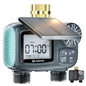 2 Zone Solar Water Timer, Hose Timer with Solar Charging