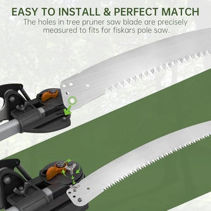 15" Pole Saw Blade Replacement for Fiskars Pruning Saws & Tree Trimmer