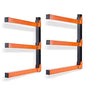 Ultrawall Wall Mount Wood Organizer and Lumber Storage Rack with 3-Level - style: Industrial