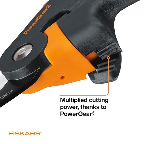 Fiskars PowerGear2 Bypass Pruning Shears, 3/4" Cut Capacity Garden Clippers, PowerGear2 (Pack of 6) - size: PowerGear2 (Pack of 6)