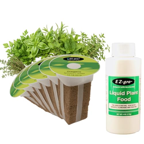 EZ-GRO Italian Herb Seeds Pod Kit (6) Compatible with Aerogarden Pods - size: 6 Pod