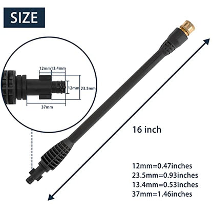 JOEJET Pressure Washer Replacement Gun with Jet Wand and 5 Nozzle Tips