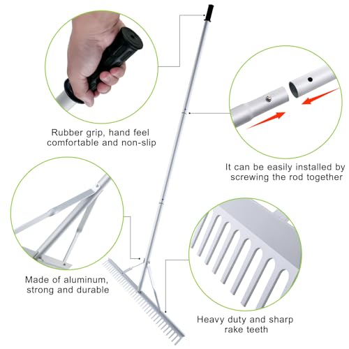 36 Inch Aluminum Landscape Rake - style: 36 Inch Landscape Rake