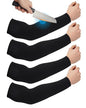 Geyoga 2 Pairs Arm Sleeves Guards Skin Protectors,X-Large;Hppe;Black - color: Black, size: X-Large, style: Hppe