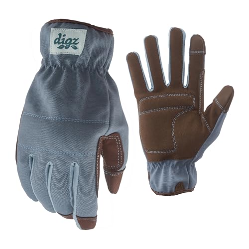 Digz Gardening Gloves, Garden Gloves for Women - color: Blue, size: Small