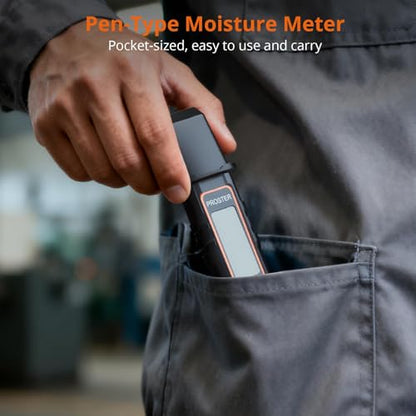 Proster Pocket Moisture Meter - 7 Modes Detachable Pins for Wood