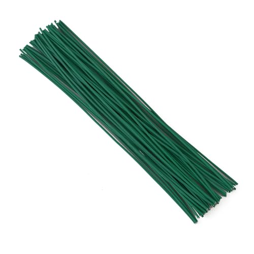 Tangyinrd 200 Pcs 6 inch Garden Twist Tie, Round Plastic Twist Ties for Plants, Vines and Wrapping Cords or Christmas Tree Gardening Plants Growth and Care, Home Cable Organization (Blackish Green) - color: Blackish Green