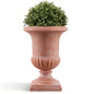 Roman Urn Planter - 24.4"H, Weathered Terracotta Finish (Plastic) - color: Terracotta