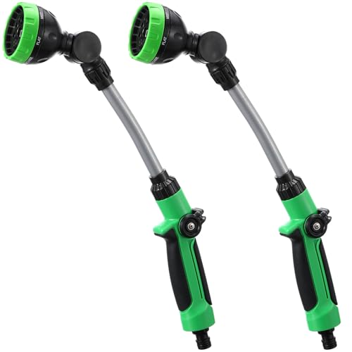 Meanplan 2 Pack Watering Wand, 20 Inch Garden Hose Wand, 8 Spray Patterns