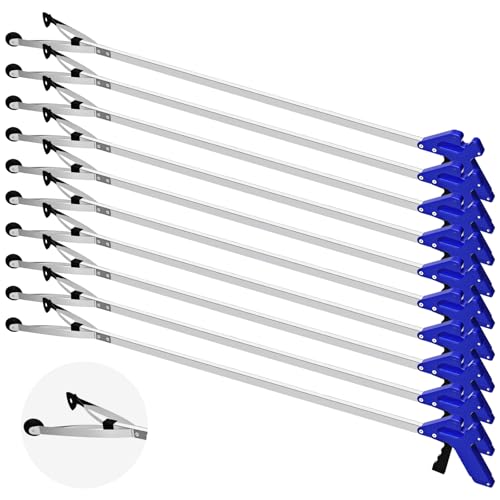 Sabary 10 Pack Suction Cup Trash Picker Grabber Tool,Blue,43 Inch - color: Blue, size: 43 Inch
