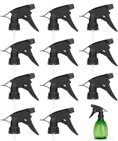 Alasum 10 pack Spray Bottle Nozzles Replacement Spray Bottle Tops for Plant Watering Garden Spraying Surface Misting Press Down Nozzle for Bottles 11.02 X 3.54 X 0.78 in
