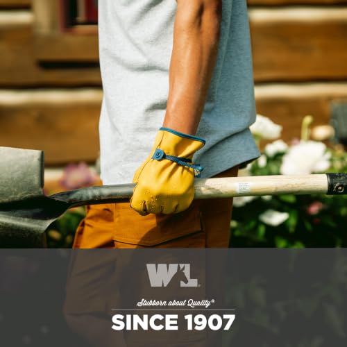 Wells Lamont Men's Slip-On HydraHyde Leather Work Gloves - color: Saddletan, size: Large (Pack of 1), style: Ball & Taoe