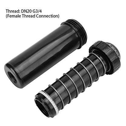 Buried Irrigation Sprinkler with Built-in Filter, Auto Lifting, 25-360 Degree Adjustment, DN20 G3/4 Female Thread, 4-12m Range, Engineering Plastics