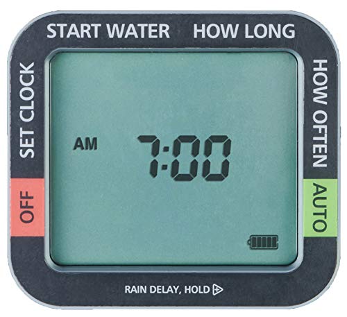 Melnor 65138AMZ AquaTimer Digital Hose Timer, 1-Zone Timer, QuickConnect Bundle, Black, Yellow - size: 1-Zone Timer