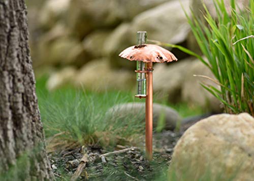 Handmade Copper Rain Gauge