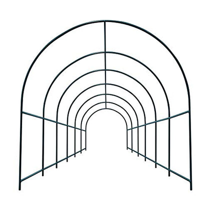 Greenhouse Replacement Frame for Larger Hot Garden House, Support Arch Frame Climbing Plants/Flowers/Vegetables (19.6'x 7'x 7.2') - size: 19.6'x 7'x 7.2'