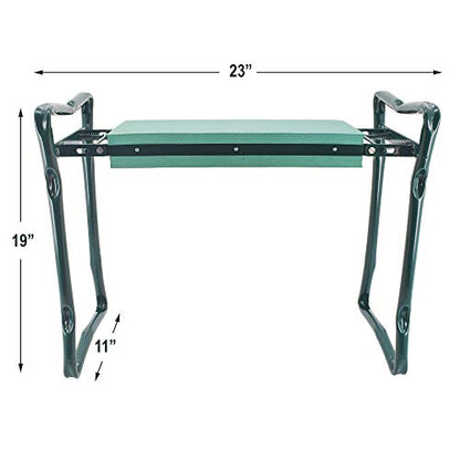 Garden Kneeler and Seat, Foldable Weeding Seat
