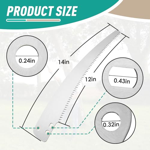 12" Pole Pruner Blade Compatible with Corona TP 3841, TP 3811, TP 3714, Etc