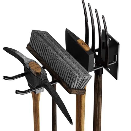 4-Pack Solid Steel Garage Wall Hooks for Tools