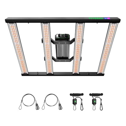 VIVOSUN LumaLight 320W LED Grow Light, Full Spectrum Indoor Plant Light - size: 3.1x3.1