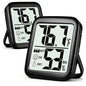 Antonki 2 Pack Room Thermometer Indoor Hygrometer - color: 2 Pcs * Classic Black ( 97%+ Choice )