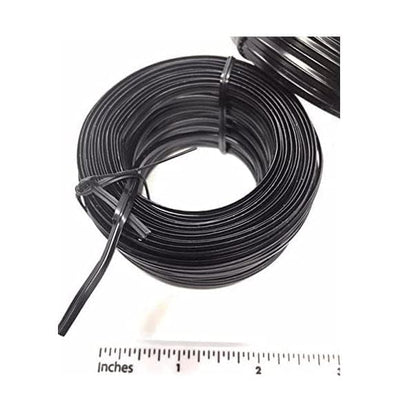Weststone - Heavy Duty (Wire#23) Plastic Twist Ties - 100ft Black Spool - color: 100ft Black Spool