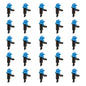 Rain Bird FE20-25SX Drip Emitter, 2 GPH, 25-Pack - style: 2 GPH Flag